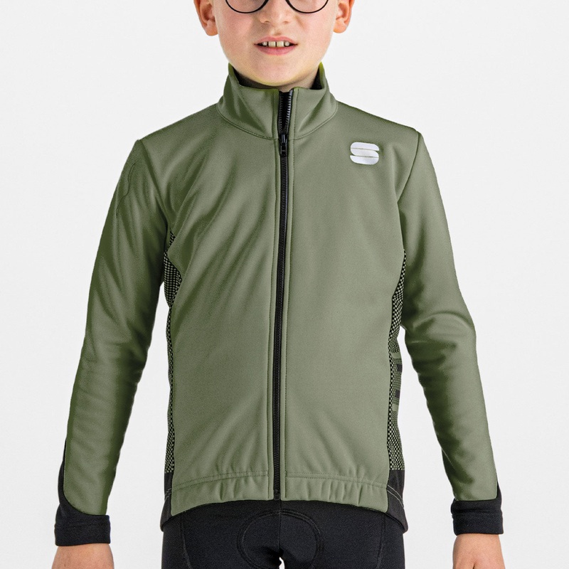 Sportful Team kids jacket - Green