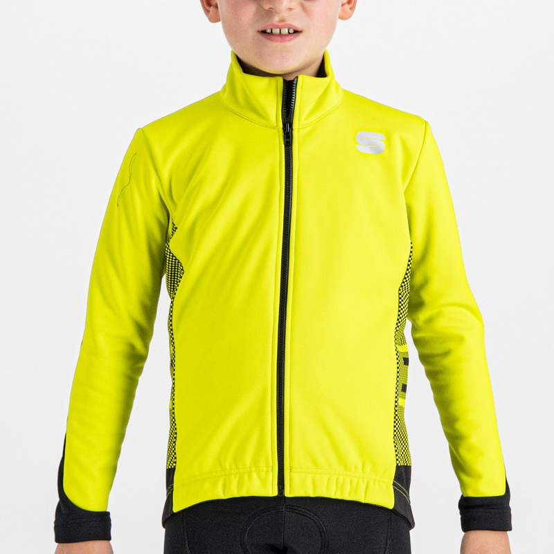 Sportful Team kids jacket - Yellow