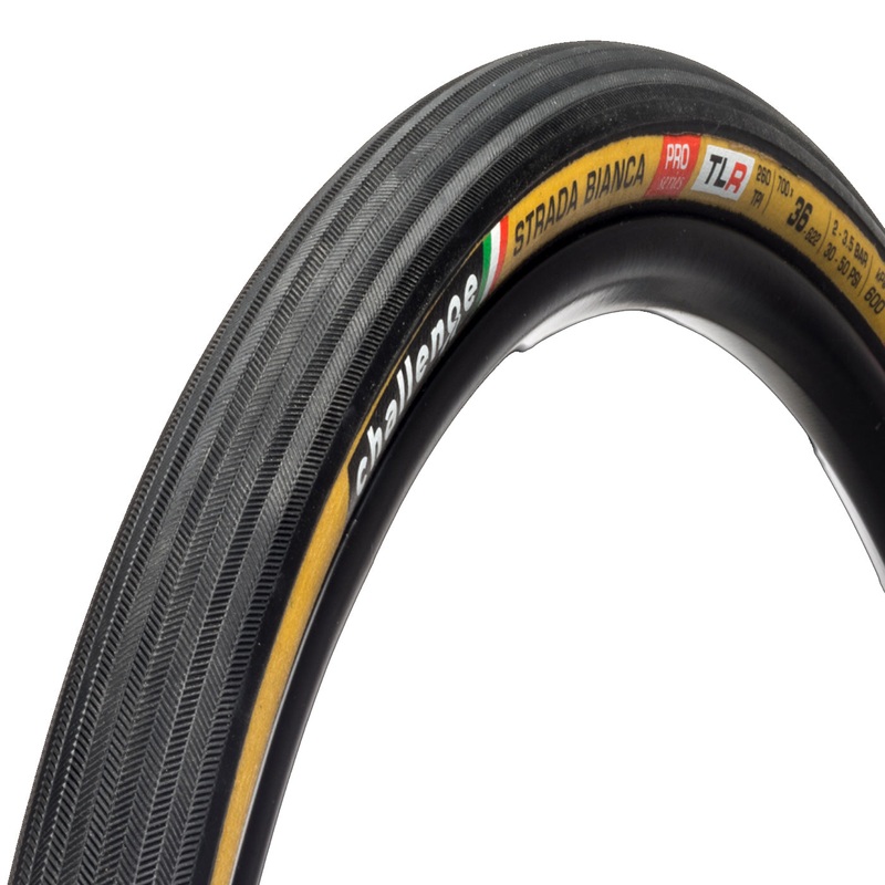 Challenge Strada Bianca Pro TLR 700x40 tire - Black para