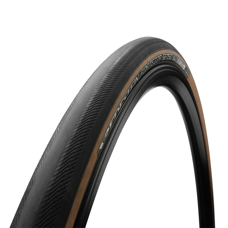 Vredestein 700X25 Senso All Weather Folding Butyl-Shield Tire - Black/Beige