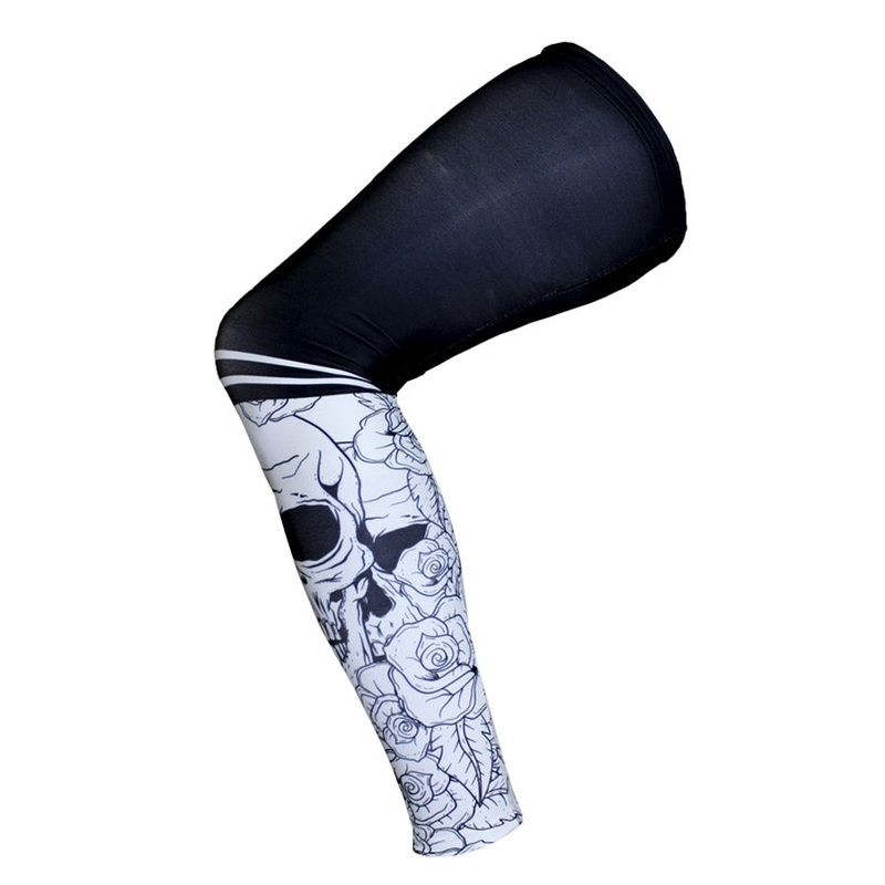 MBwear Leg warmers - White Skull
