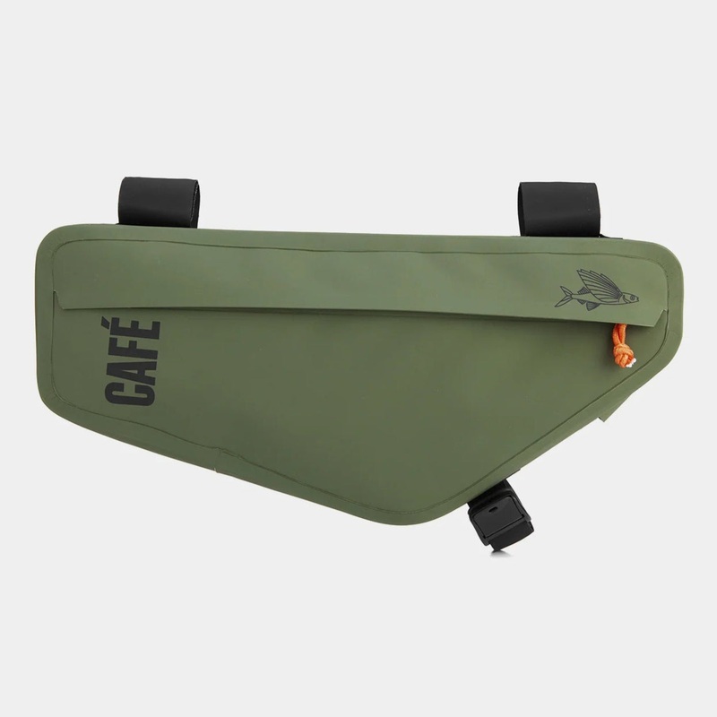 Cafe du Cycliste frame bag - Green
