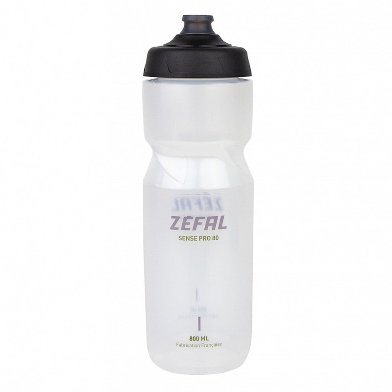 Zefal Sense Pro 800 ml bottle - Transparent black