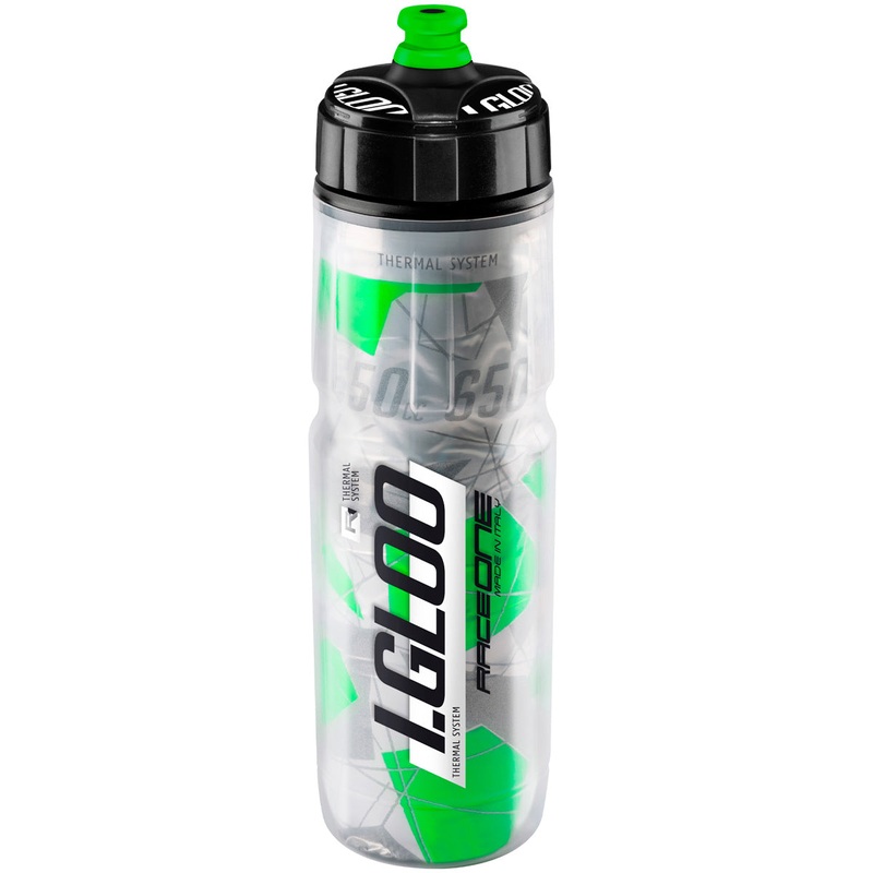 Raceone I.Gloo 650 thermic bottle - Green