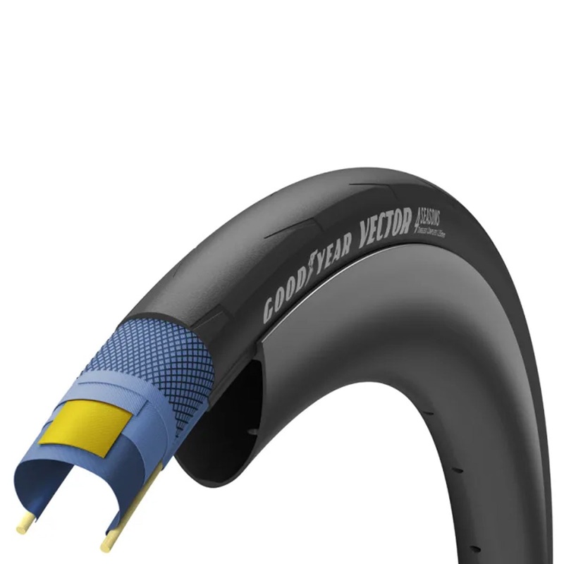 Goodyear Vector 4seasons 700x28c Tubeless clincher - Black