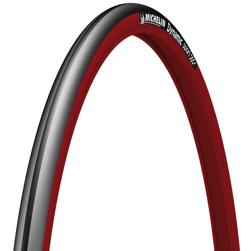Michelin 700X23 Dynamic Sport Rigid Black/- Red Tire