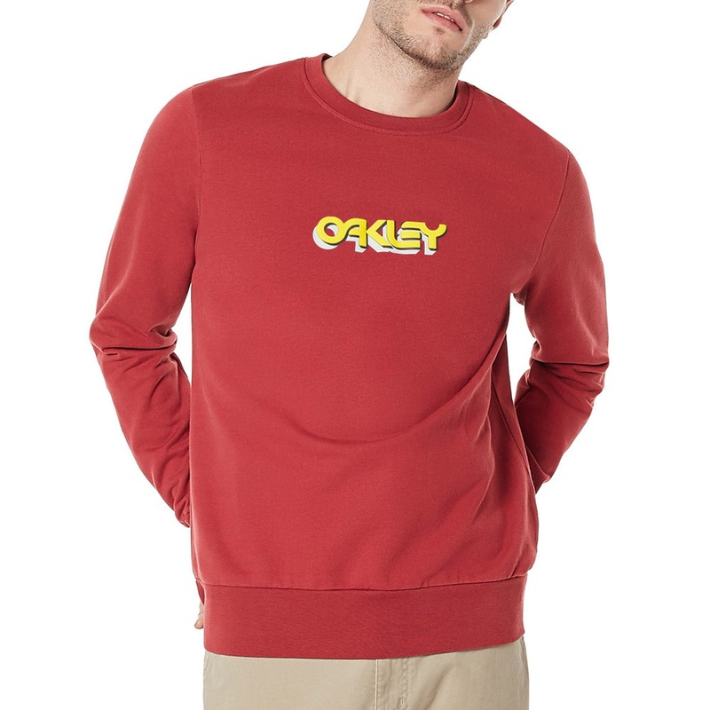 Oakley Tridimensional Crew sweatshirts - Red