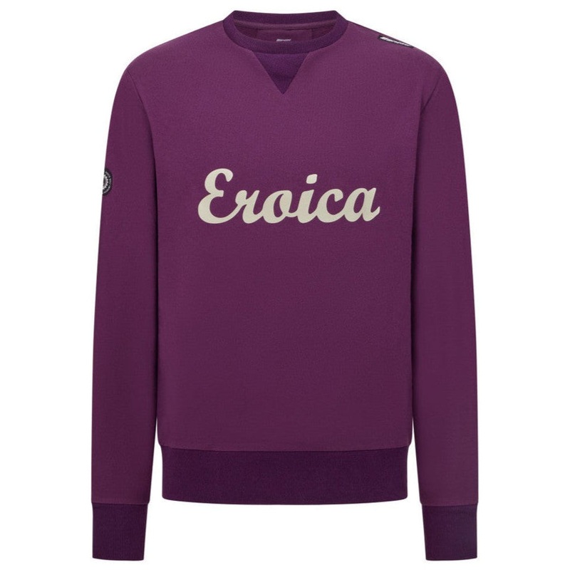 Santini Eroica Valle crew neck sweatshirt - Bordeaux