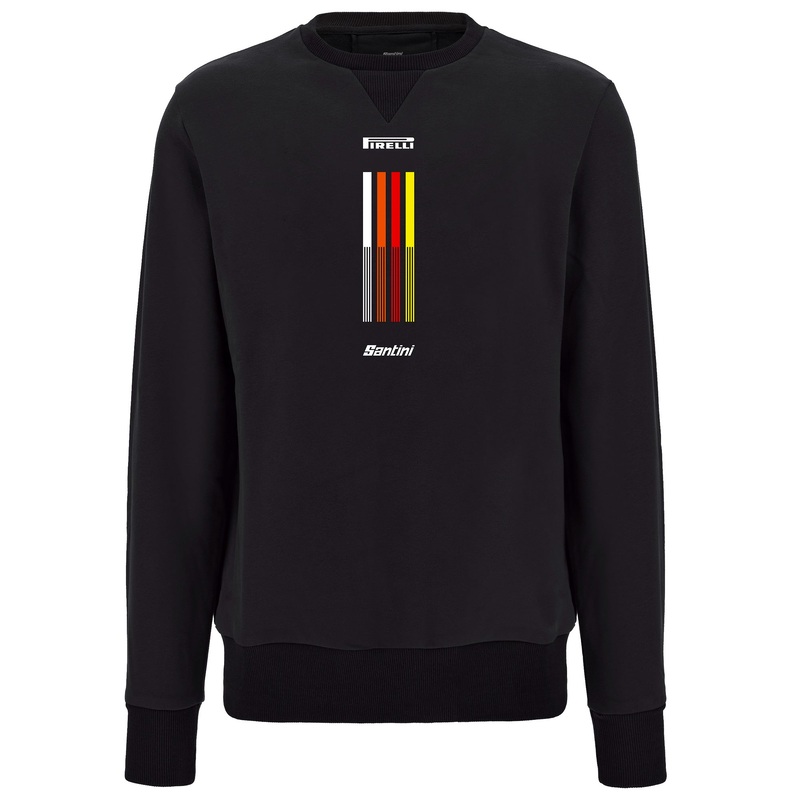 Santini x PIRELLI Tape sweatshirt - Black