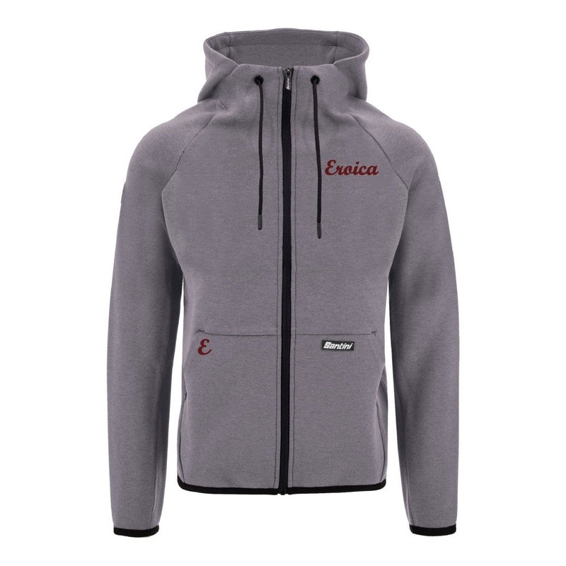 Santini Eroica hoodie - Grey
