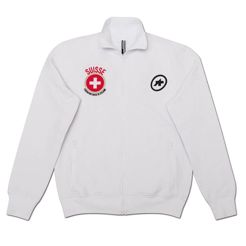 Assos FelpaJack Suisse Federation Sweatshirt - White