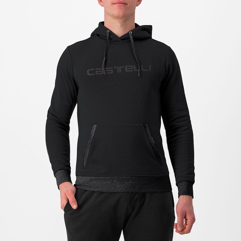 Castelli Logo Hoodie sweatshirt - Black