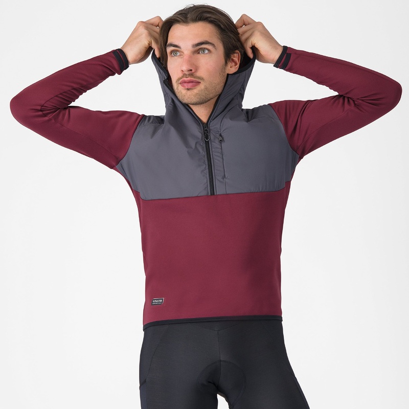 Castelli Unltd Roam sweatshirt - Bordeaux