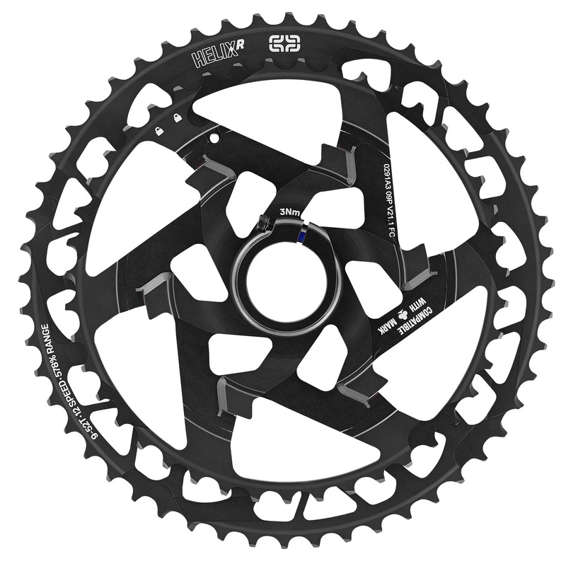 Ethirten Cluster for Helix Race 12v 43-52T cassette - Black