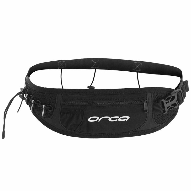 Orca Race Belt with Pocket - Black