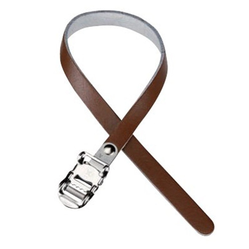 Brn Leather toe straps - Brown