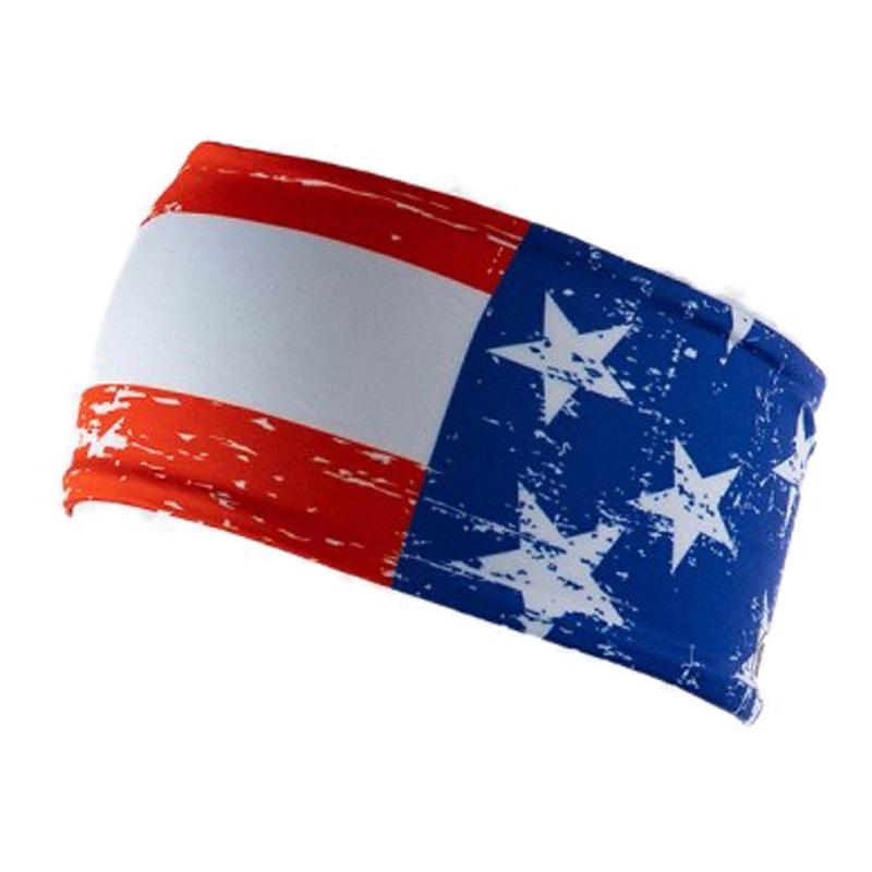 MBwear Headband American - Red blue