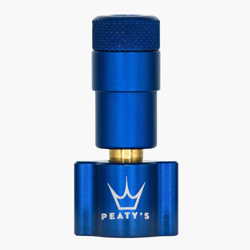 CO2 Regulator Peaty's Holeshot Head - Blue