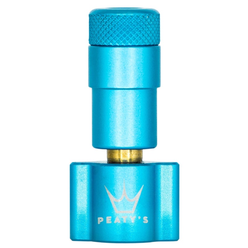 CO2 Regulator Peaty's Holeshot Head - Light Blue