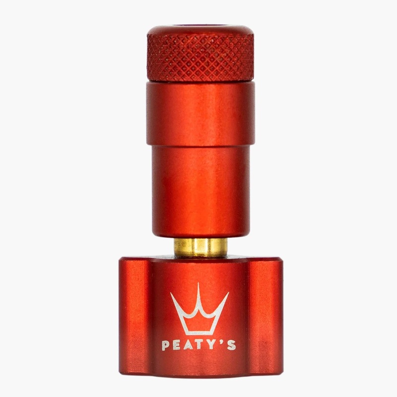 CO2 Regulator Peaty's Holeshot Head - Red