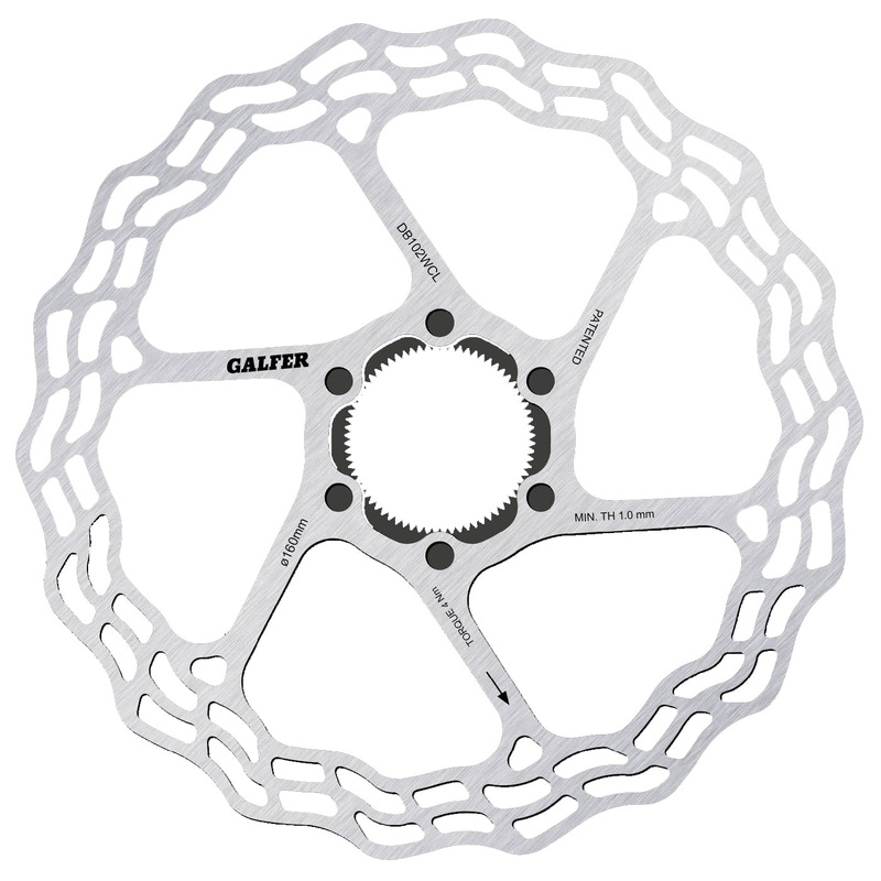 Braking Galfer Road Wave Center lock - 160 mm