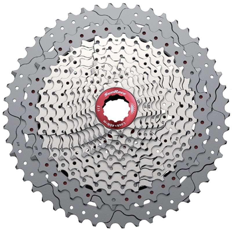 SunRace MZ800 12V Cassette Silver - 11-51