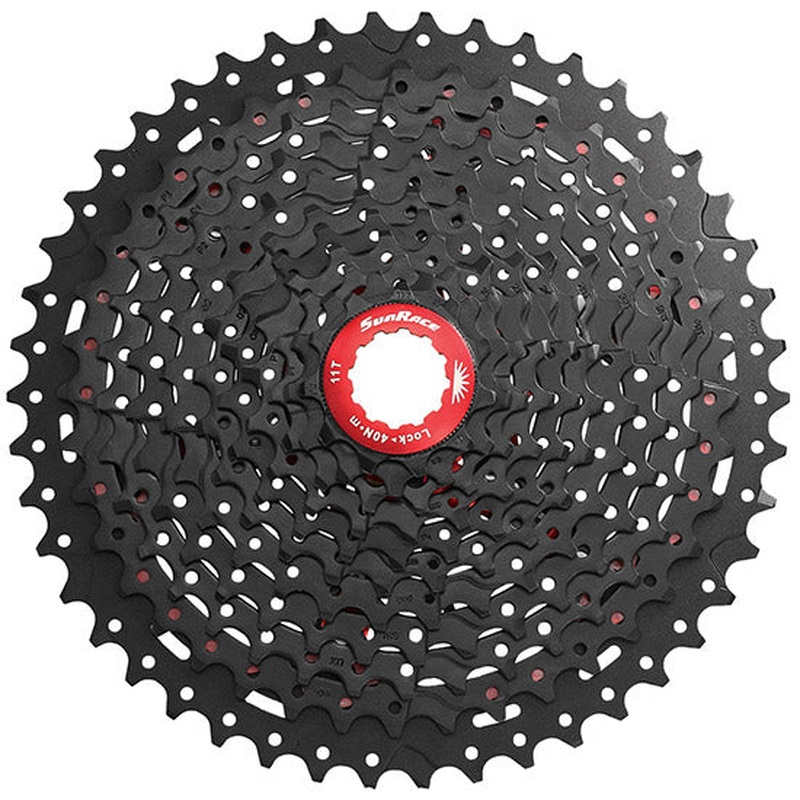 SunRace MZ91 XD Black Chrome Cassette - 10-50