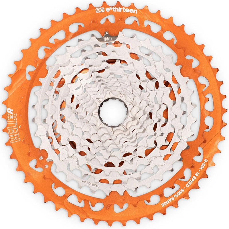 Cassette ethirteen Helix R 9-50T 12v clocks - Orange