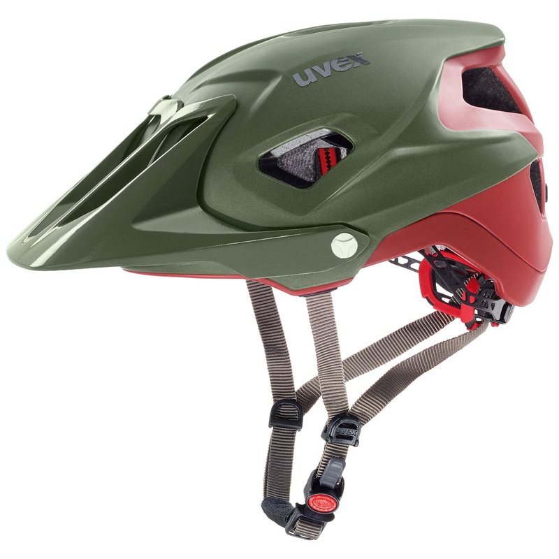 Uvex Quatro Integrale helmet - Green red