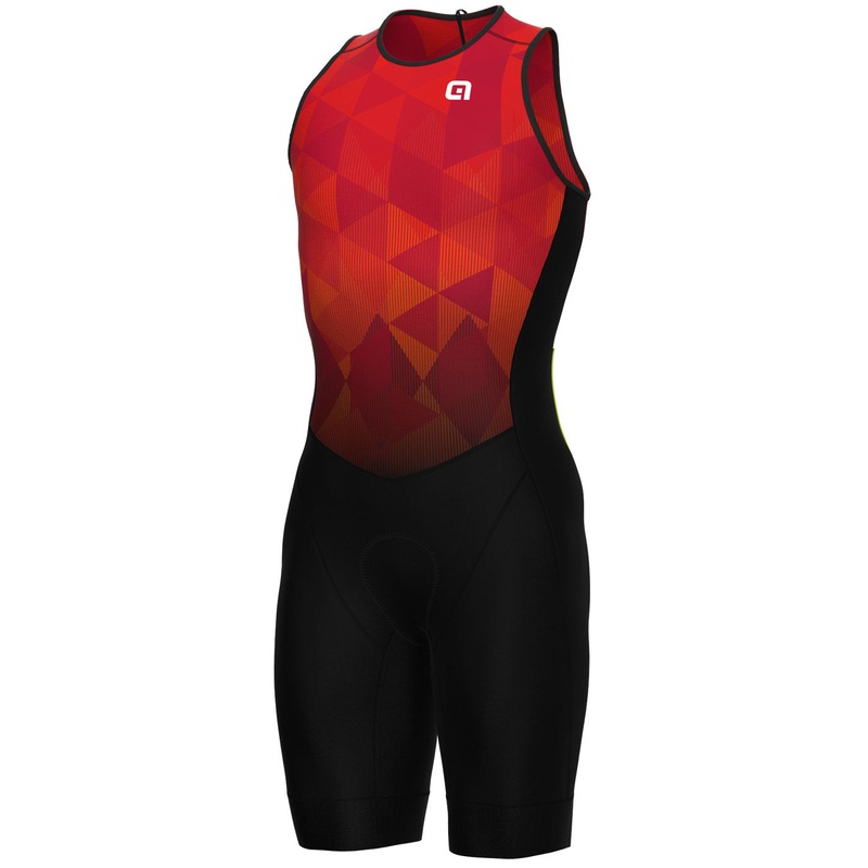 Ale Tri Kite sleeveless skinsuit - Red