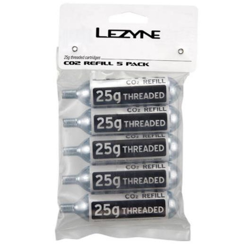 CO2 cartridge 25g Lezyne Refill - 5 pieces
