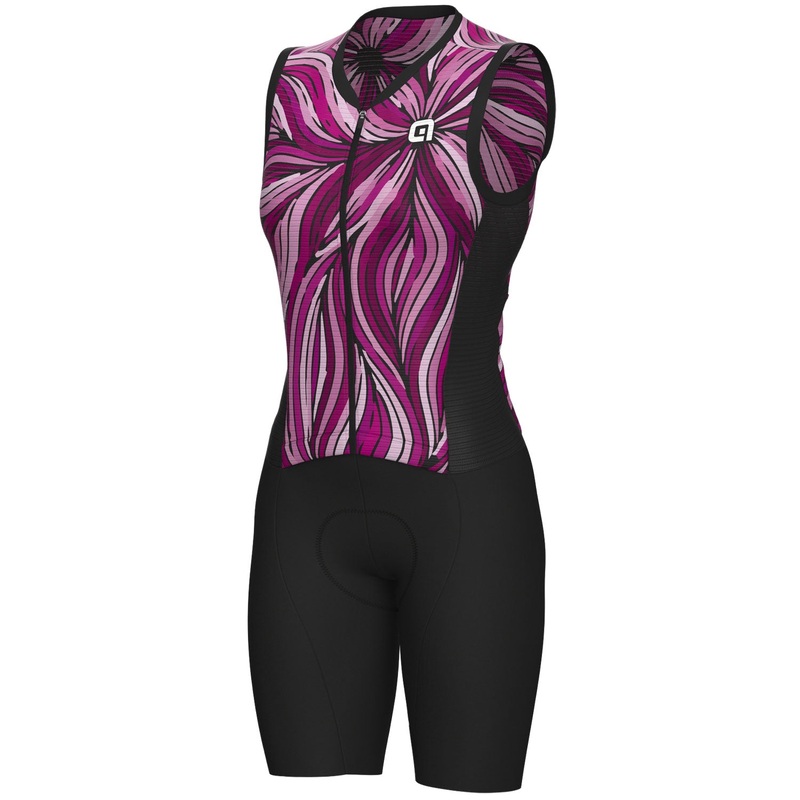 Ale Pragma Art woman sleeveless skinsuit - Pink