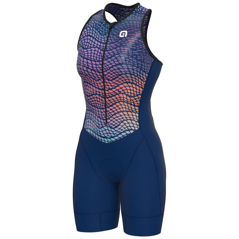 Ale Tri Dive sleeveless woman skinsuit - Blue