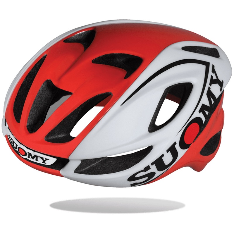 Suomy Glider helmet - White red
