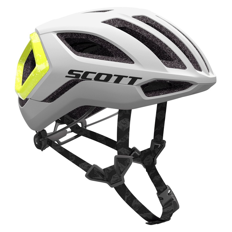 Scott Centric Plus helmet - White yellow
