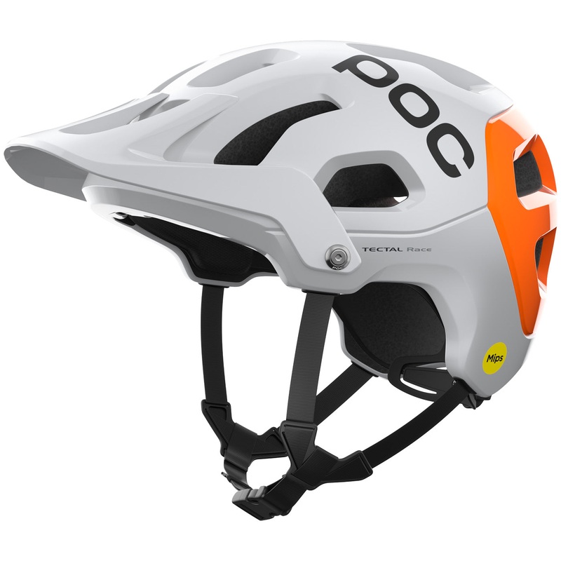 Poc Tectal Race Mips helmet - White orange