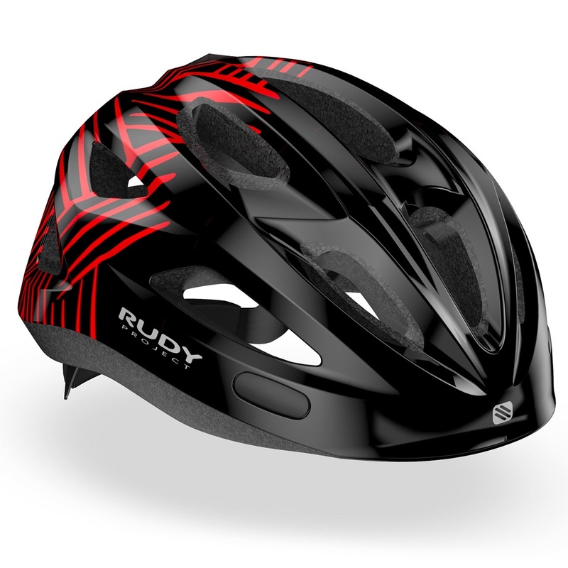 Rudy Rocky Kid Helmet - Black red
