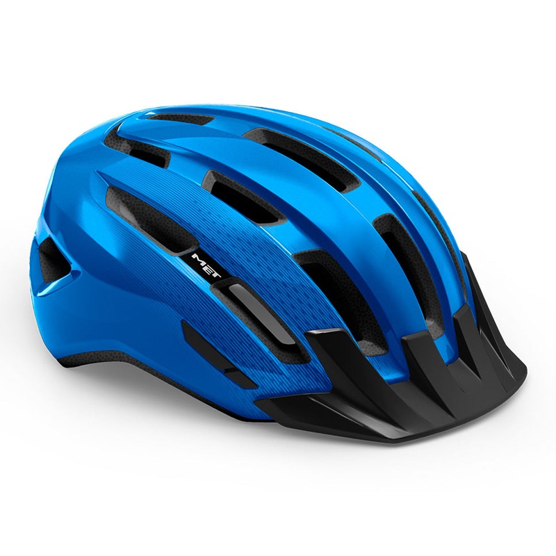 Met Downtown helmets - Shiny Blue
