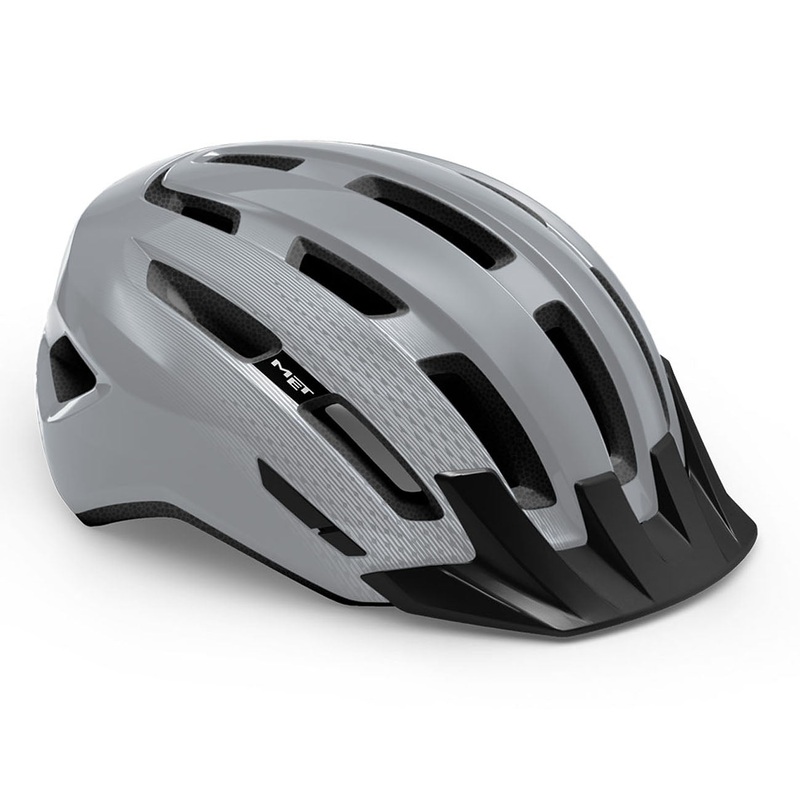 Met Downtown helmets - Shiny Grey