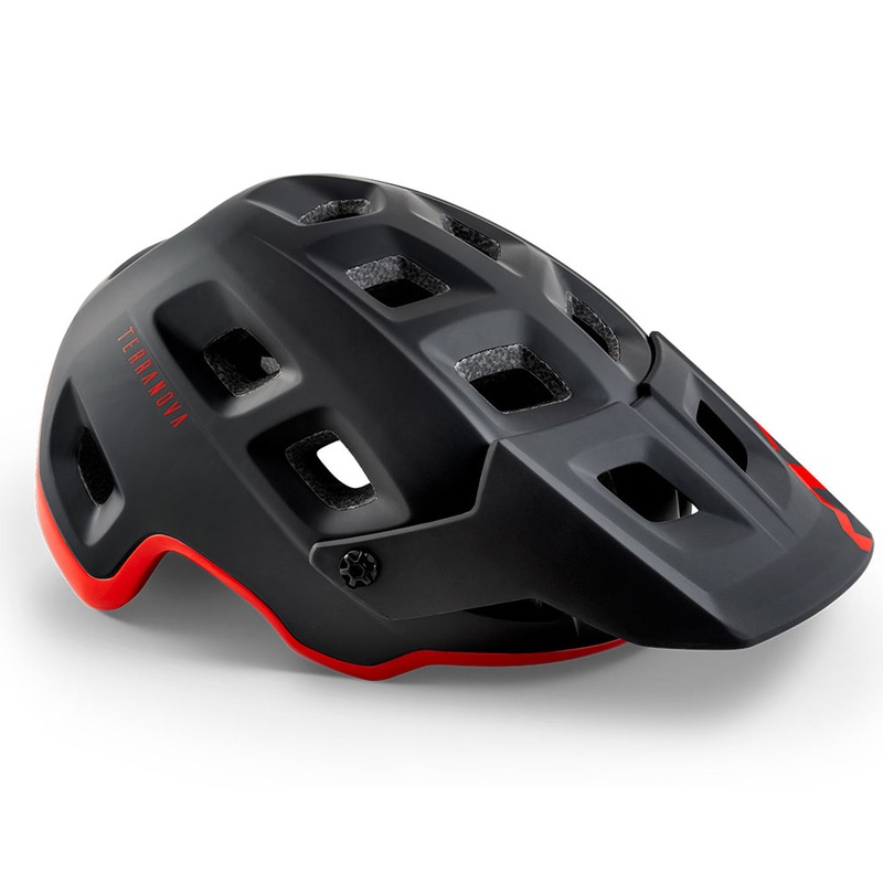 Met Terranova helmet - Black red
