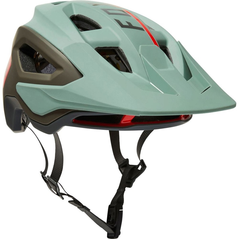 Fox Speedframe Pro Mips Blocked helmet - Green